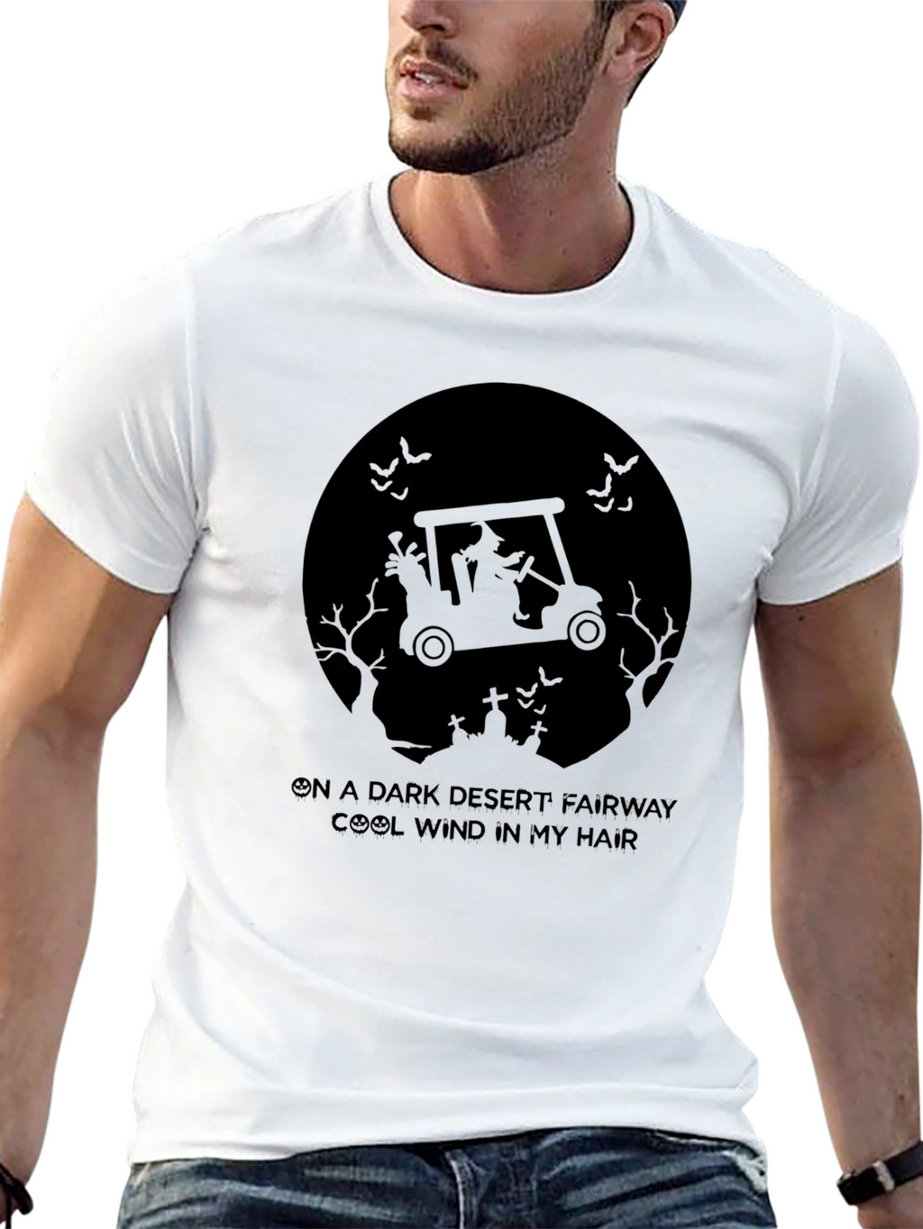 Dark Desert Fairway Graphic T-Shirt
