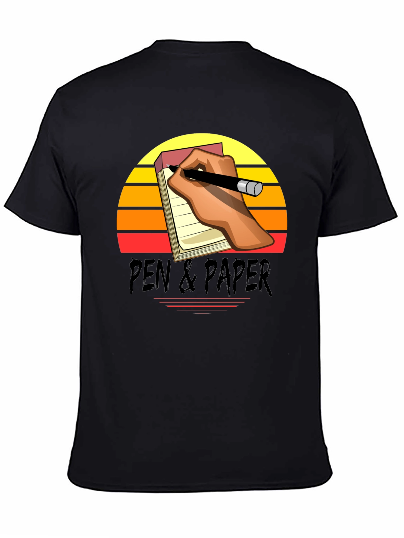 Pen & Paper Retro Graphic Tee