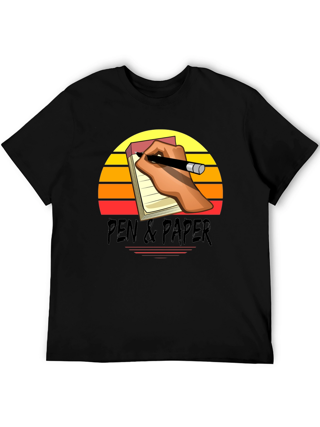 Pen & Paper Retro Graphic Tee