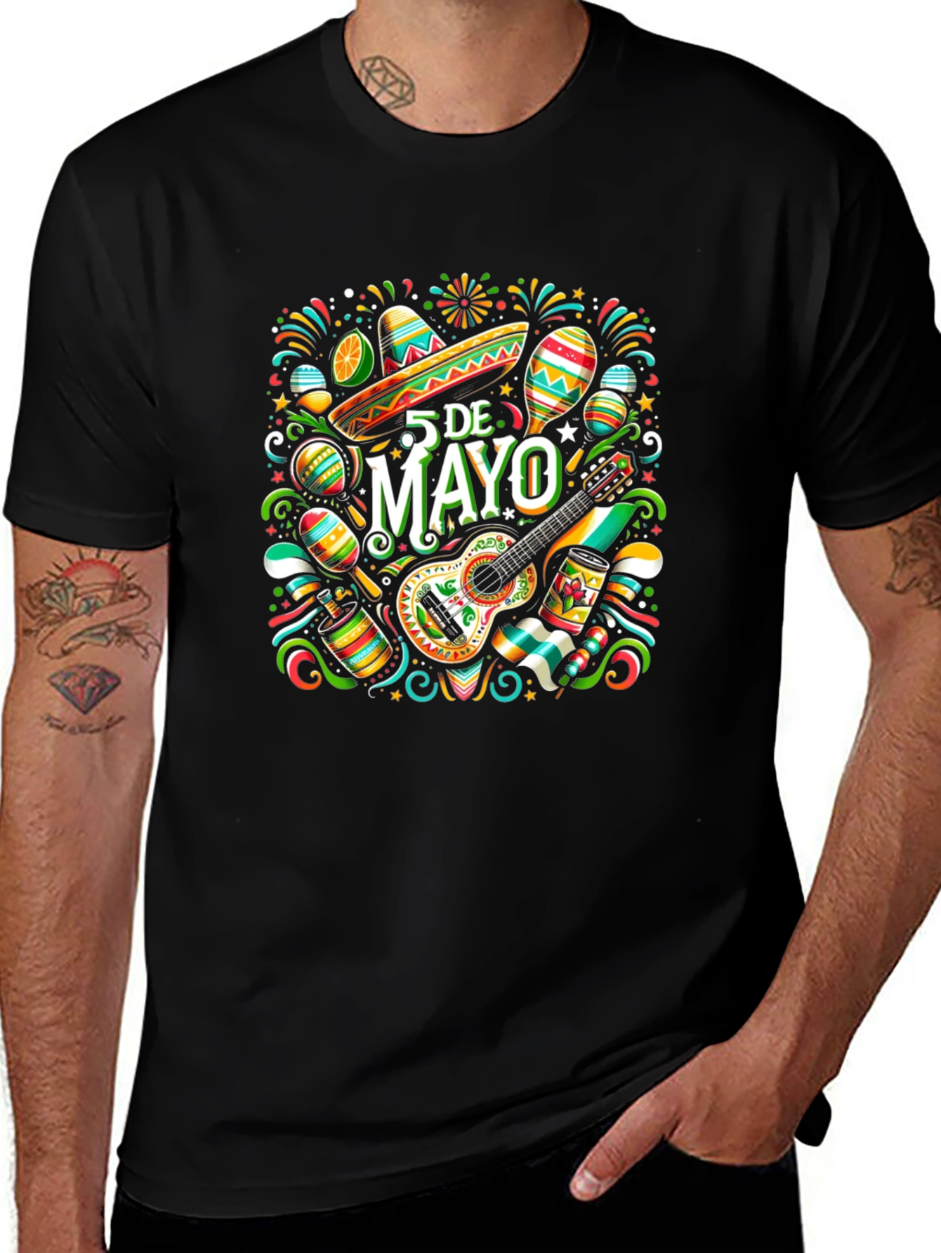 Cinco de Mayo Graphic T-Shirt - Fiesta Ready