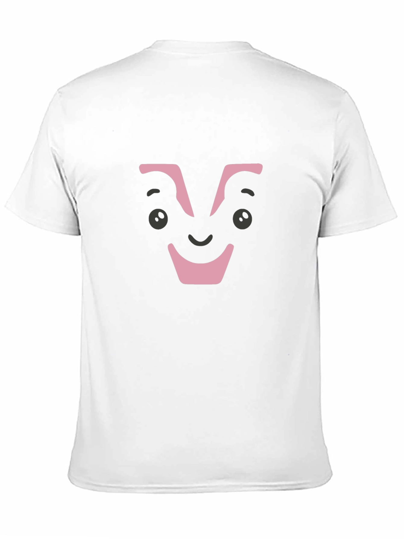 Funny Face Graphic Black T-Shirt