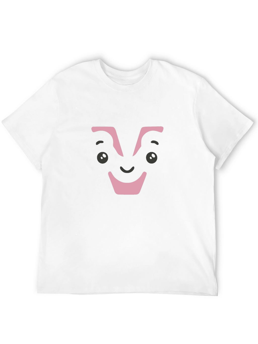 Funny Face Graphic Black T-Shirt