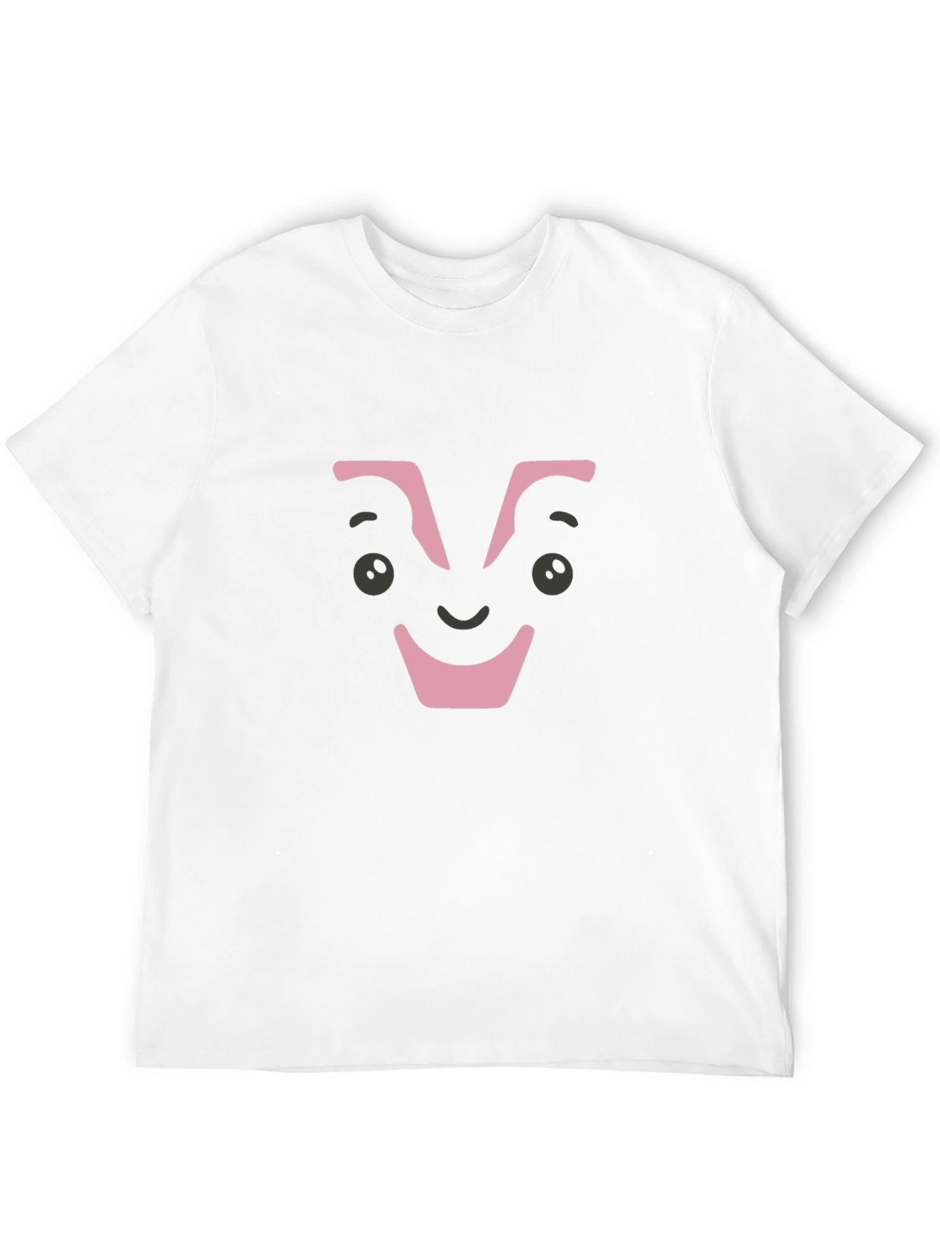Funny Face Graphic Black T-Shirt