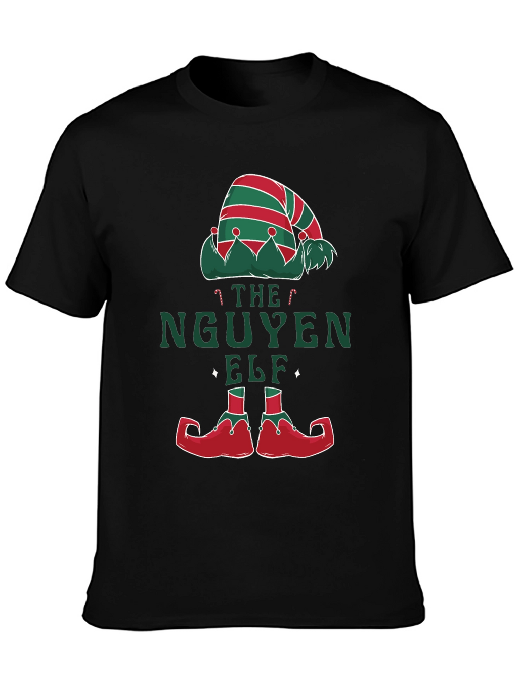 The Nguyen Elf Christmas T-Shirt Funny Holiday Tee