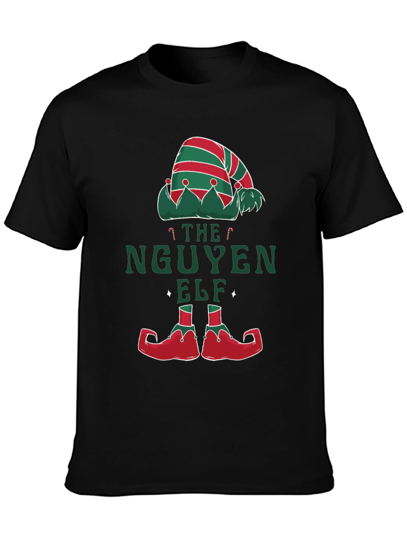 The Nguyen Elf Christmas T-Shirt Funny Holiday Tee