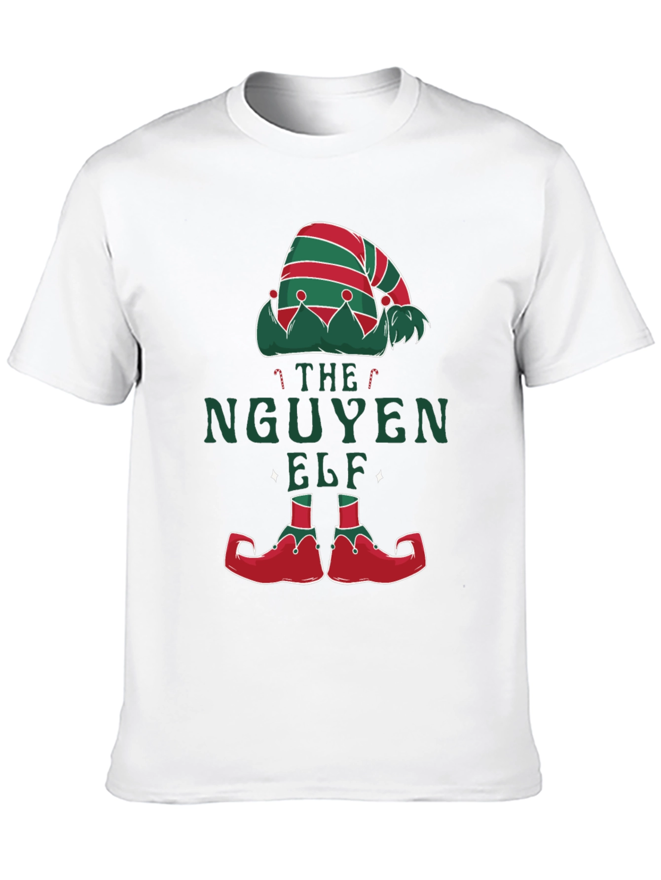 The Nguyen Elf Christmas T-Shirt Funny Holiday Tee