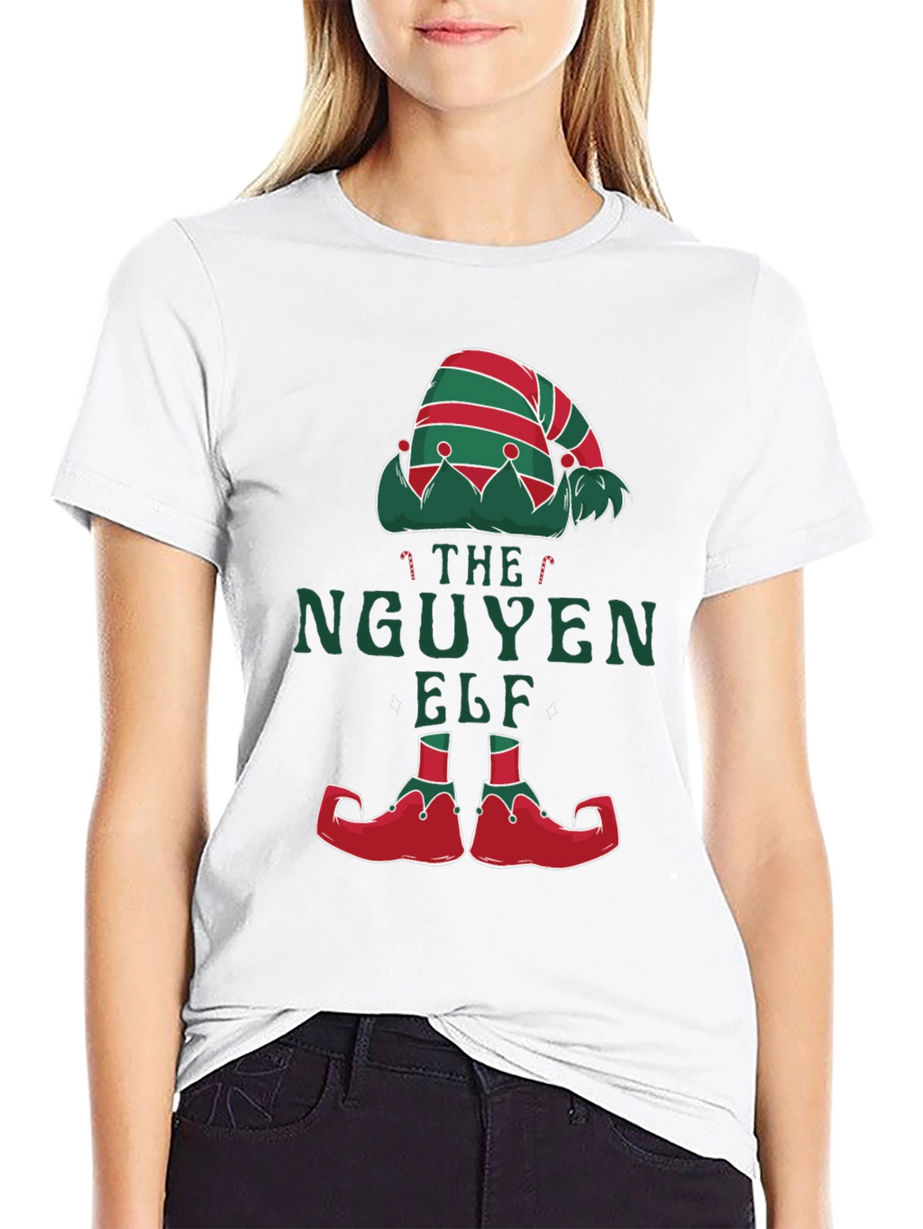 The Nguyen Elf Christmas T-Shirt Funny Holiday Tee