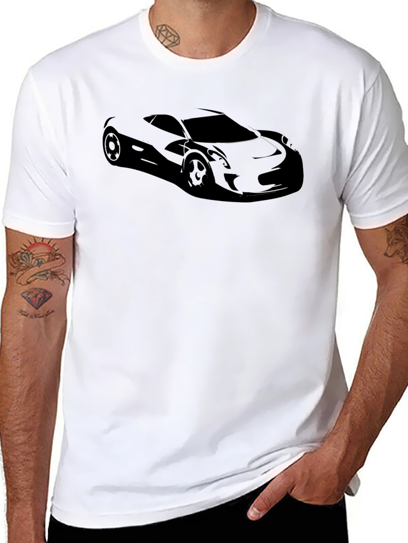 Sleek Car Graphic T-Shirt