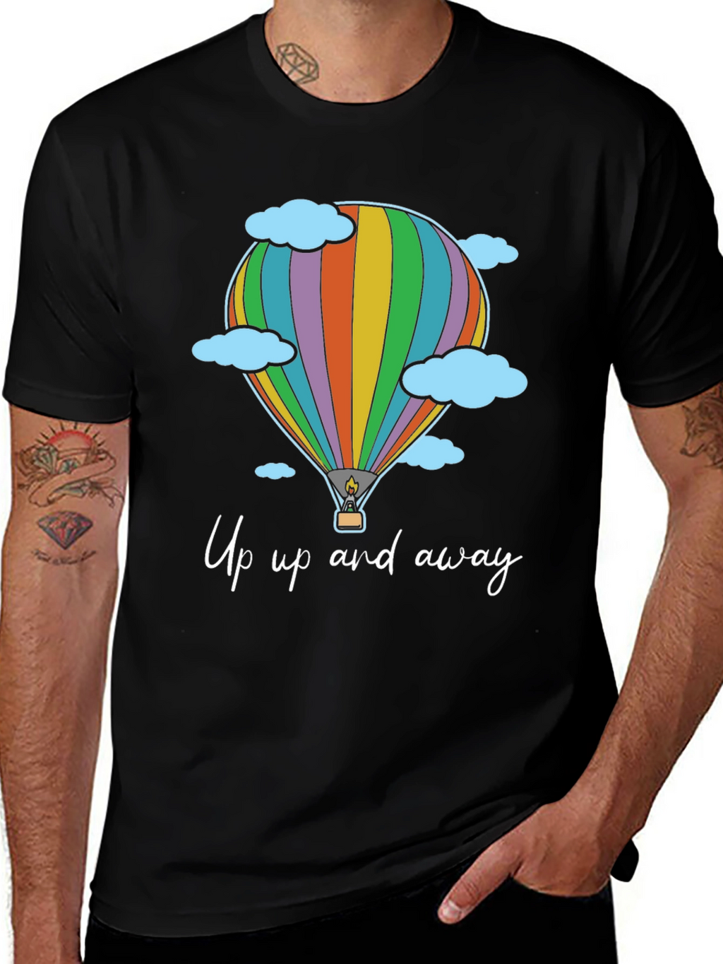 Up Up and Away Hot Air Balloon T-Shirt