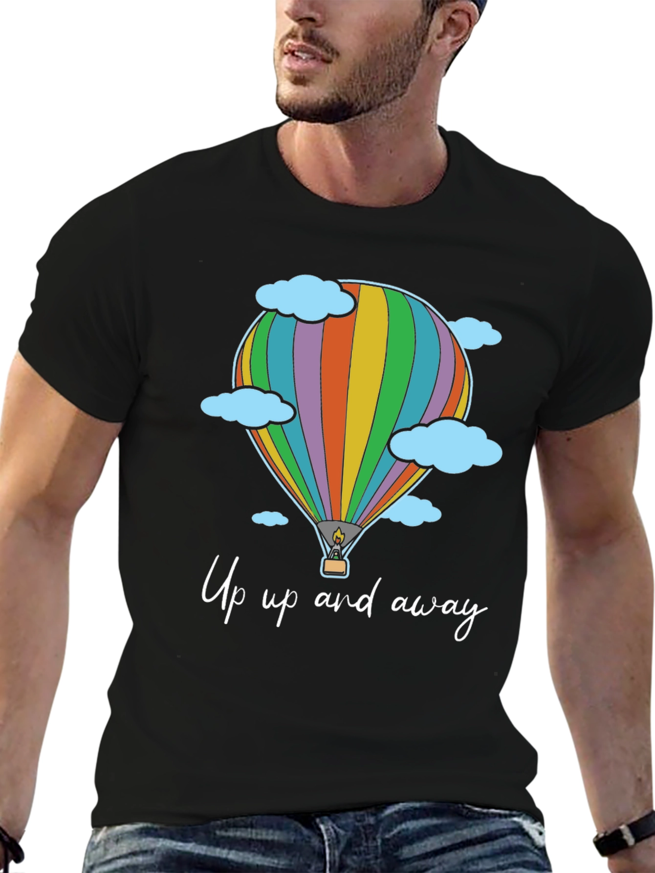 Up Up and Away Hot Air Balloon T-Shirt