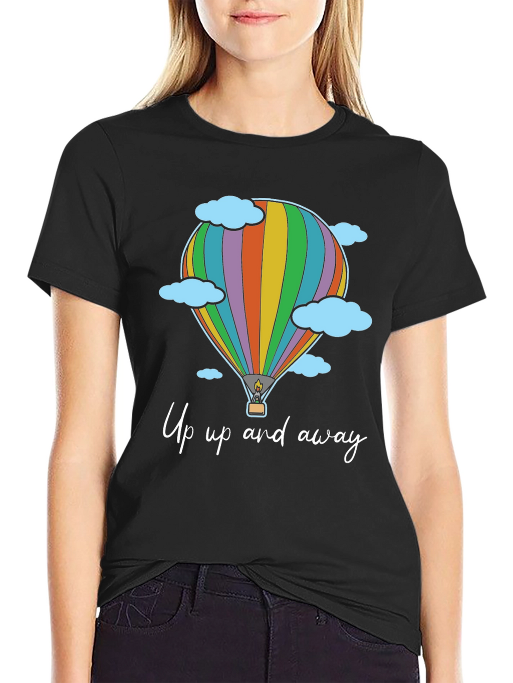Up Up and Away Hot Air Balloon T-Shirt