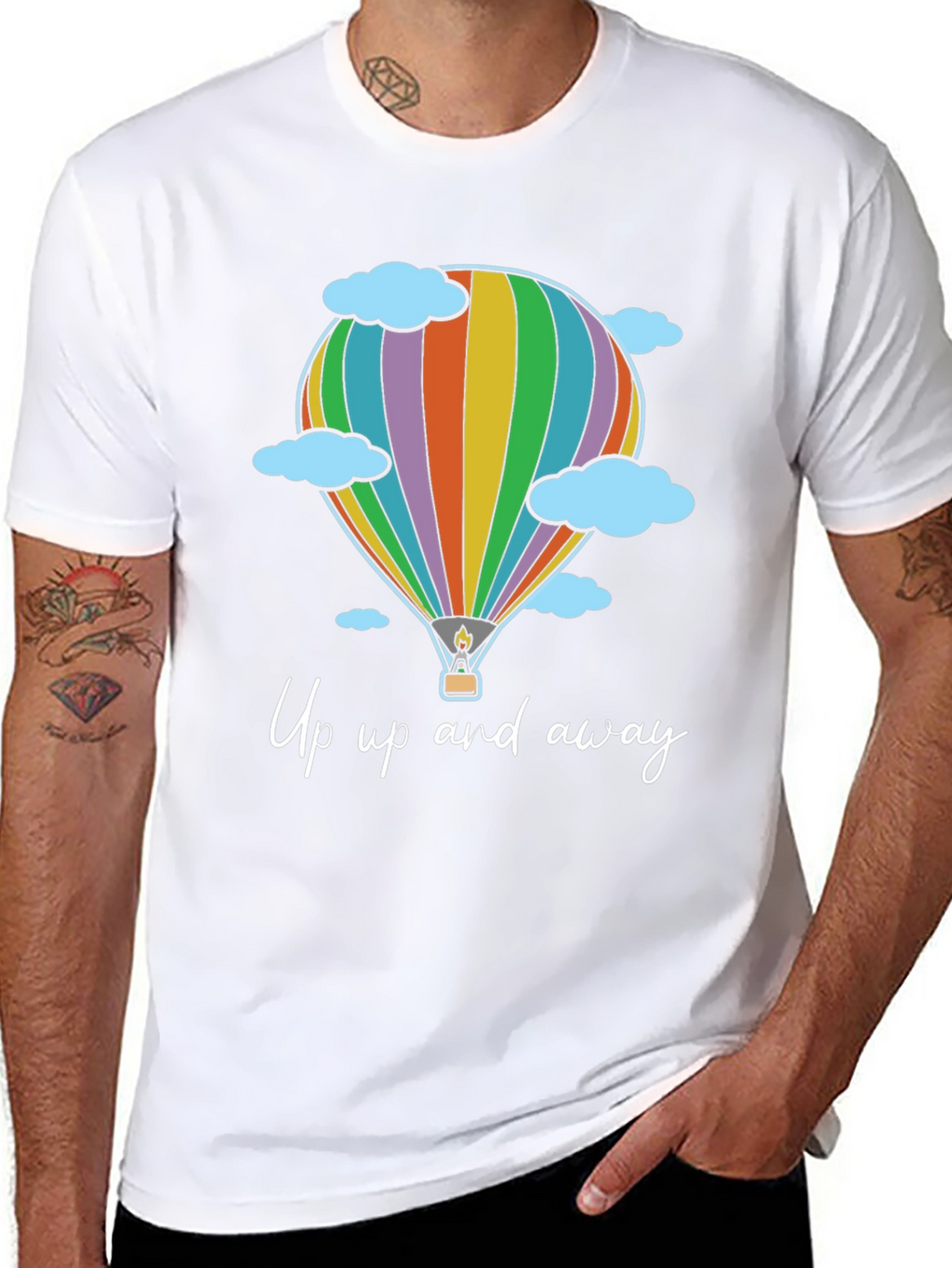 Up Up and Away Hot Air Balloon T-Shirt