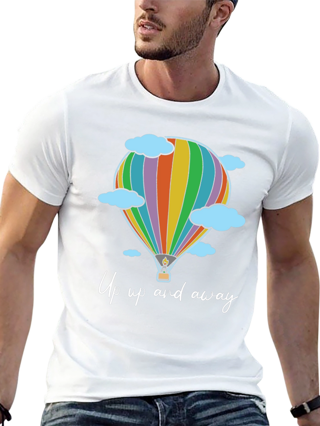 Up Up and Away Hot Air Balloon T-Shirt