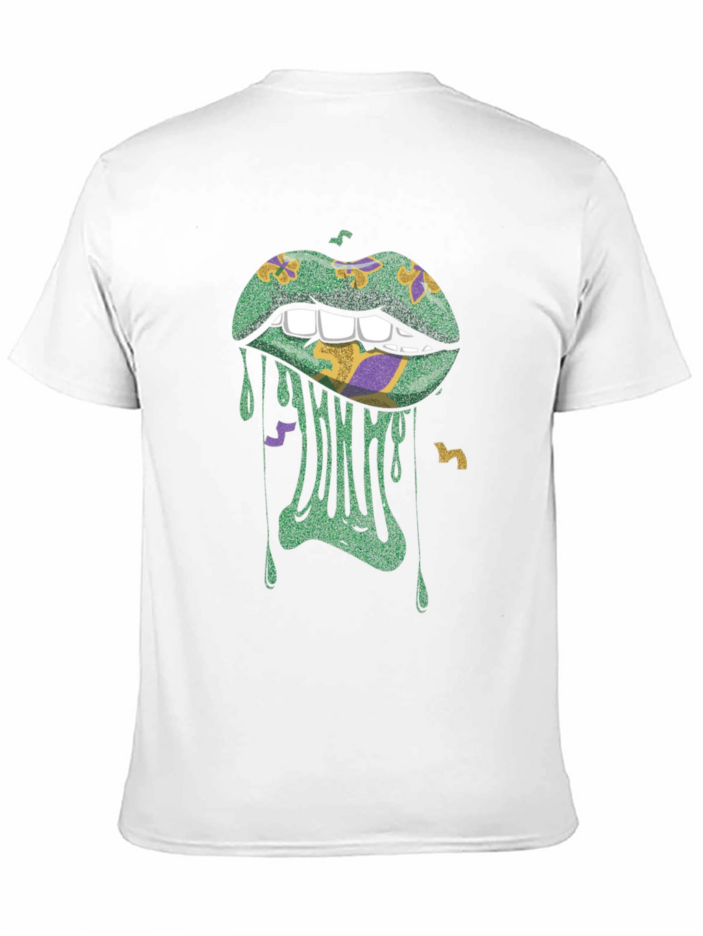 Mardi Gras Lips Graphic Tee