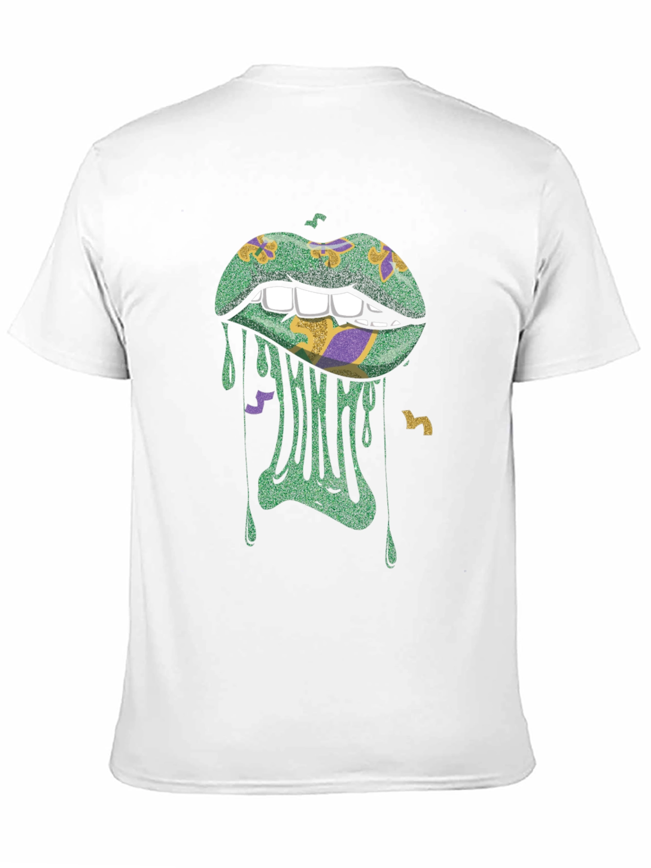 Mardi Gras Lips Graphic Tee