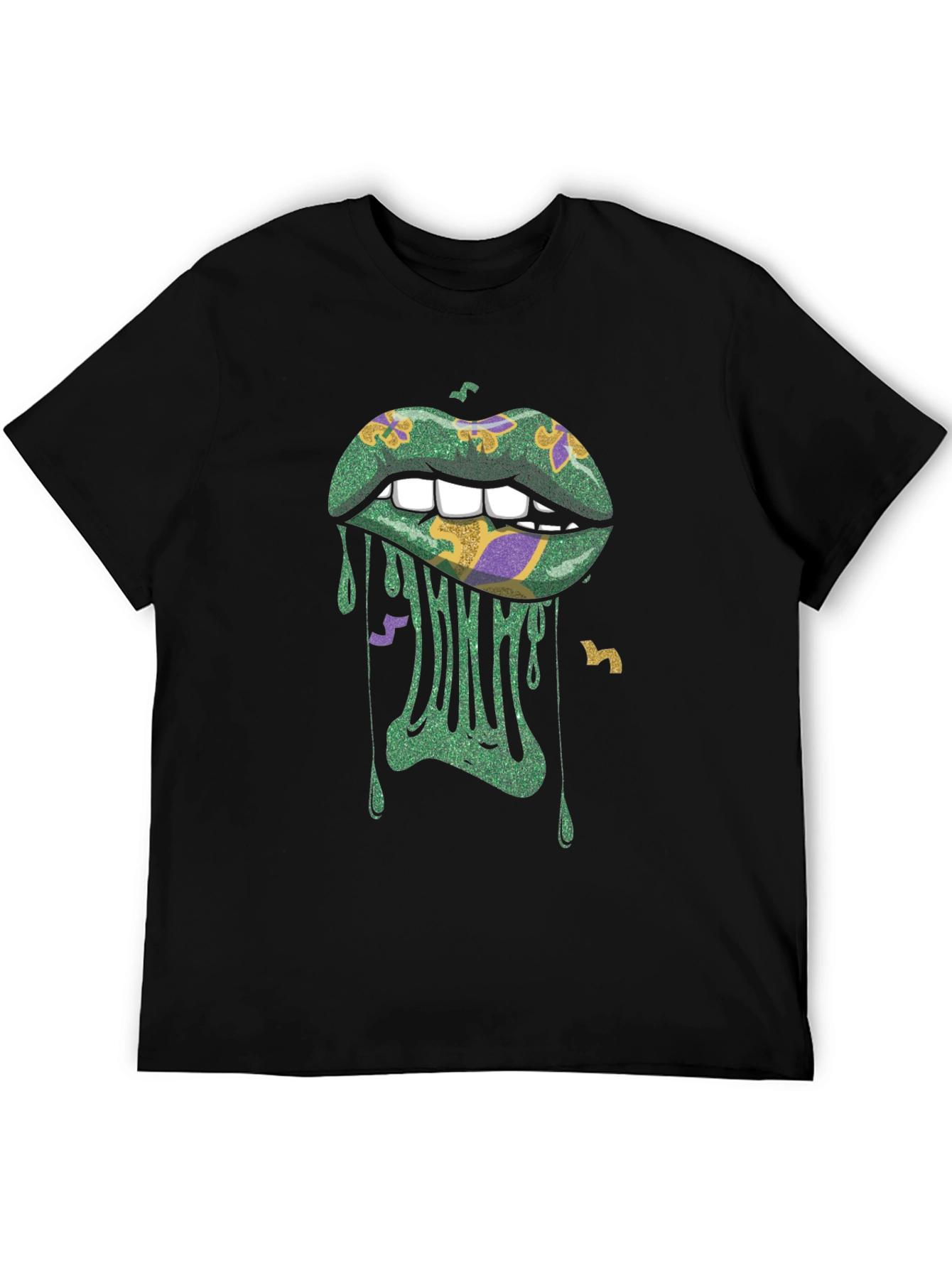Mardi Gras Lips Graphic Tee