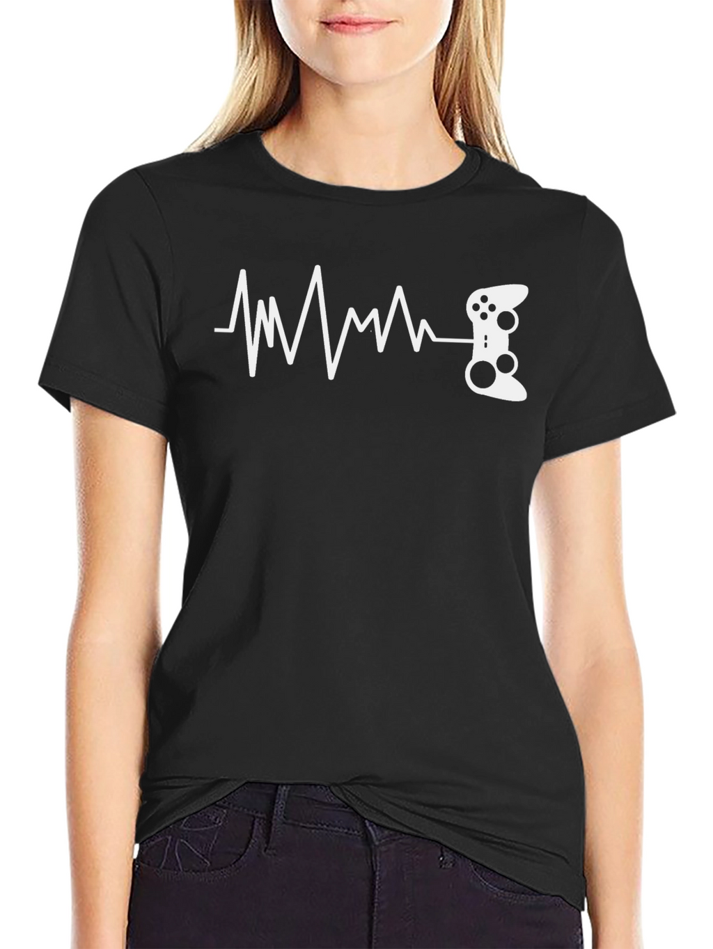 Gamer Heartbeat T-Shirt - Gaming Pulse Tee