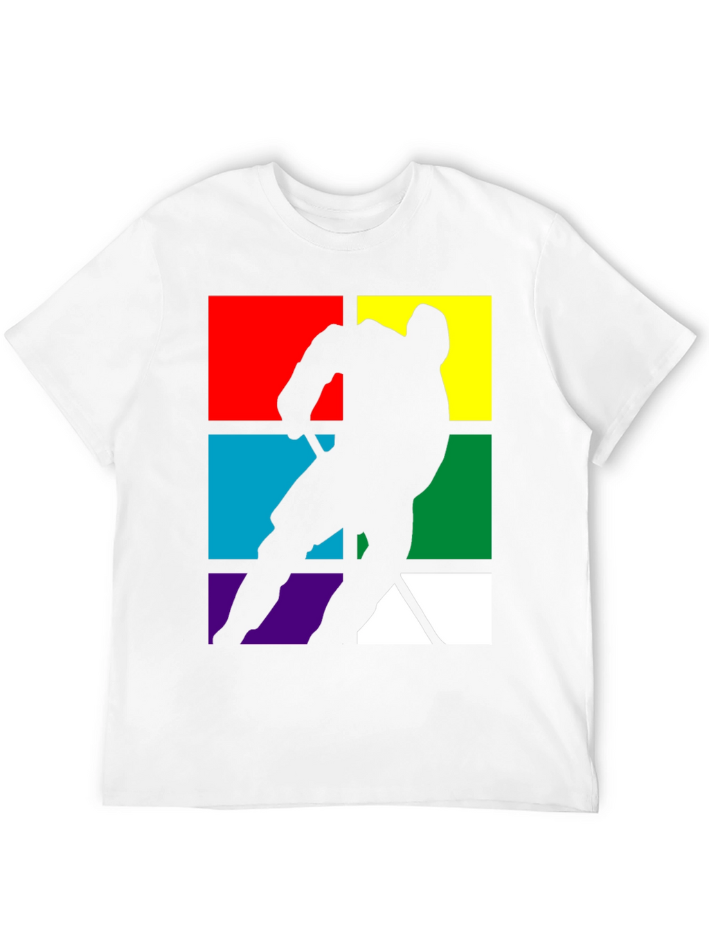 Retro Hockey Player Graphic Tee
