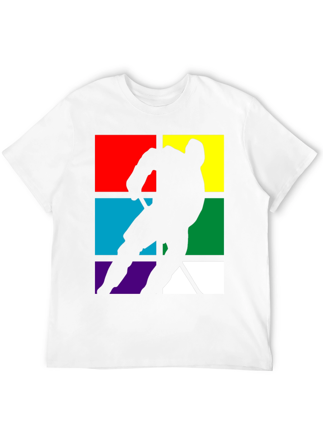 Retro Hockey Player Graphic Tee