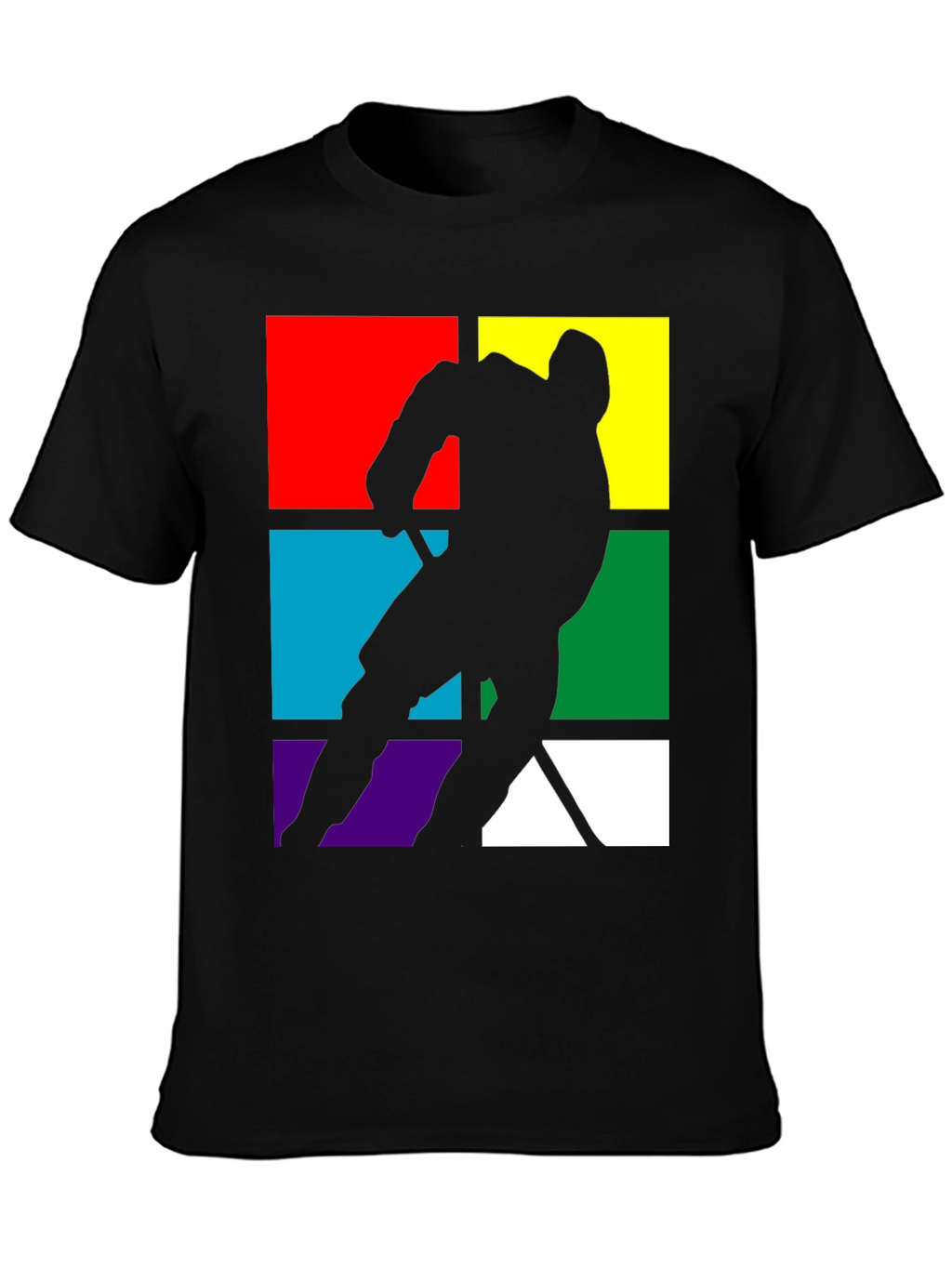 Retro Hockey Player Graphic Tee