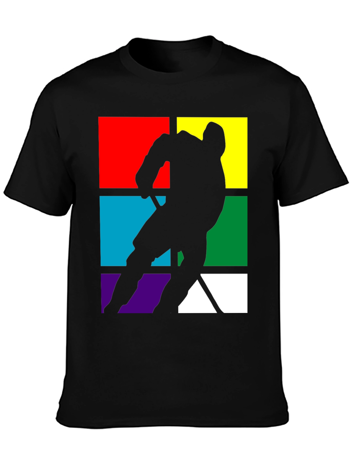 Retro Hockey Player Graphic Tee