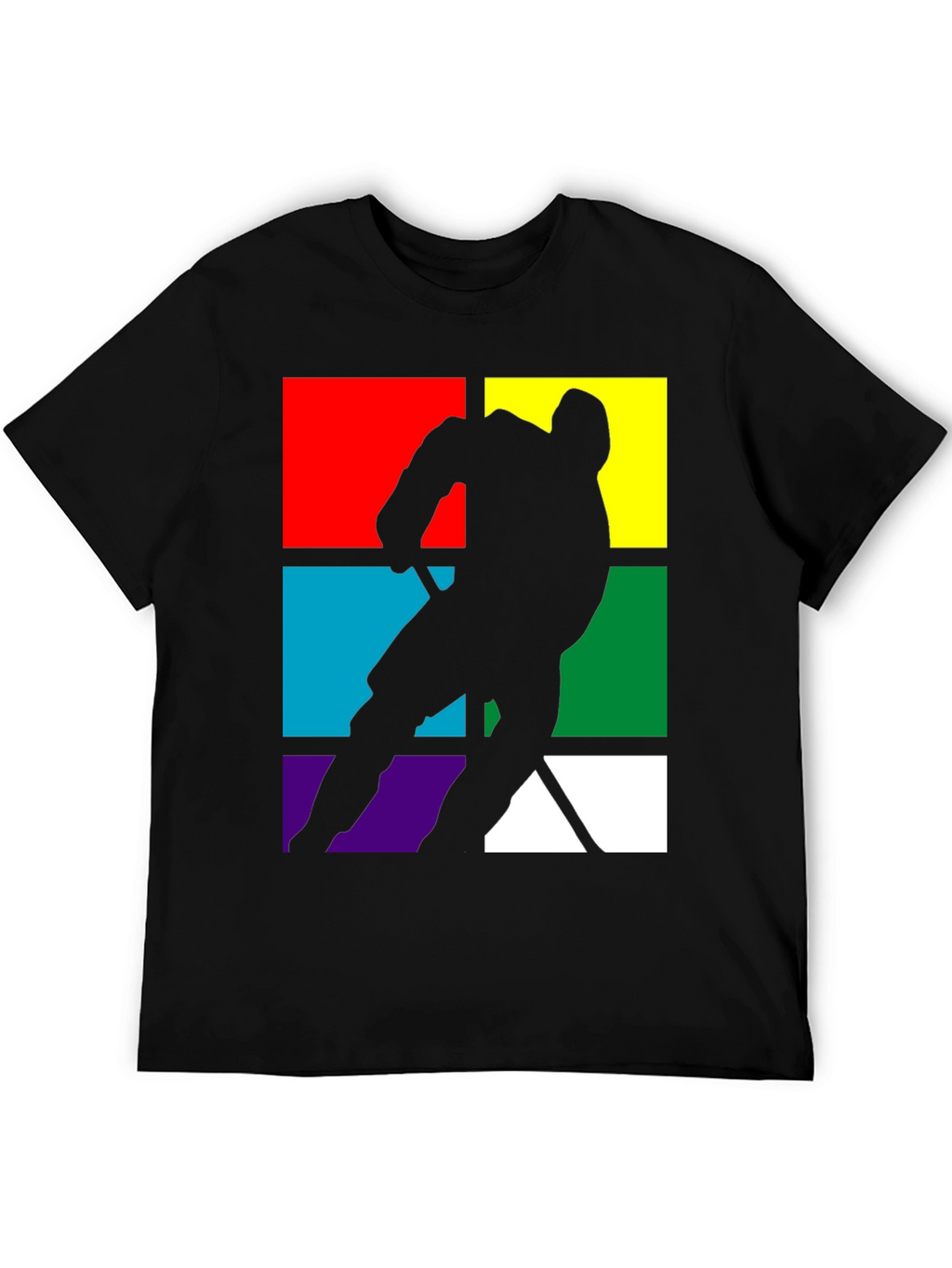 Retro Hockey Player Graphic Tee