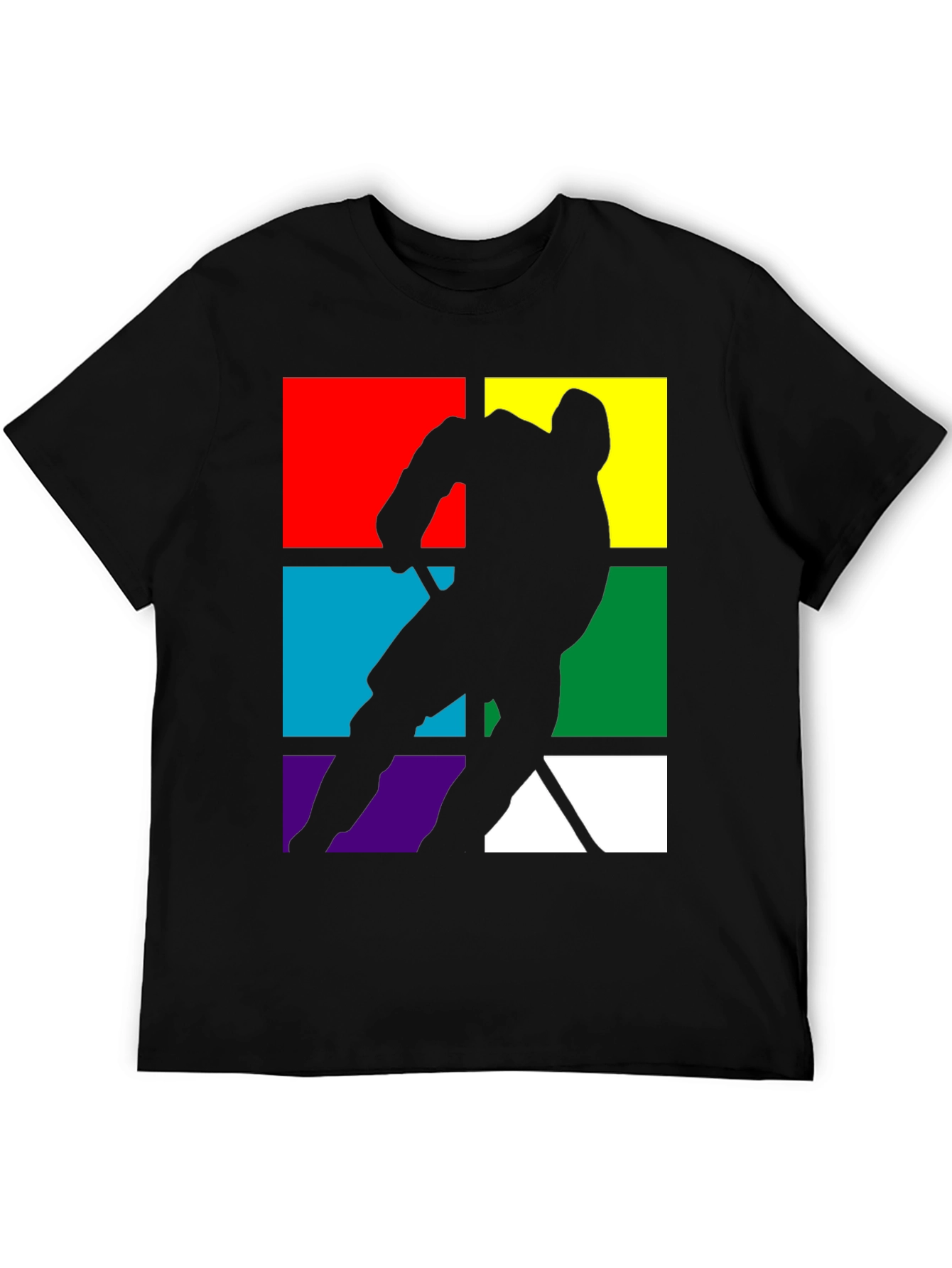 Retro Hockey Player Graphic Tee