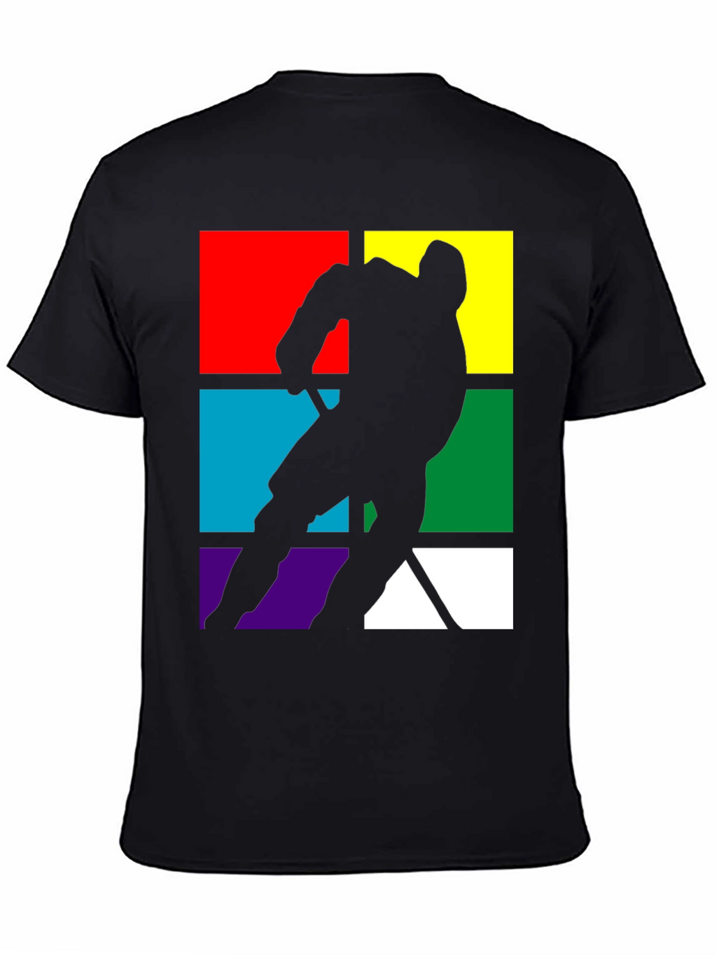 Retro Hockey Player Graphic Tee