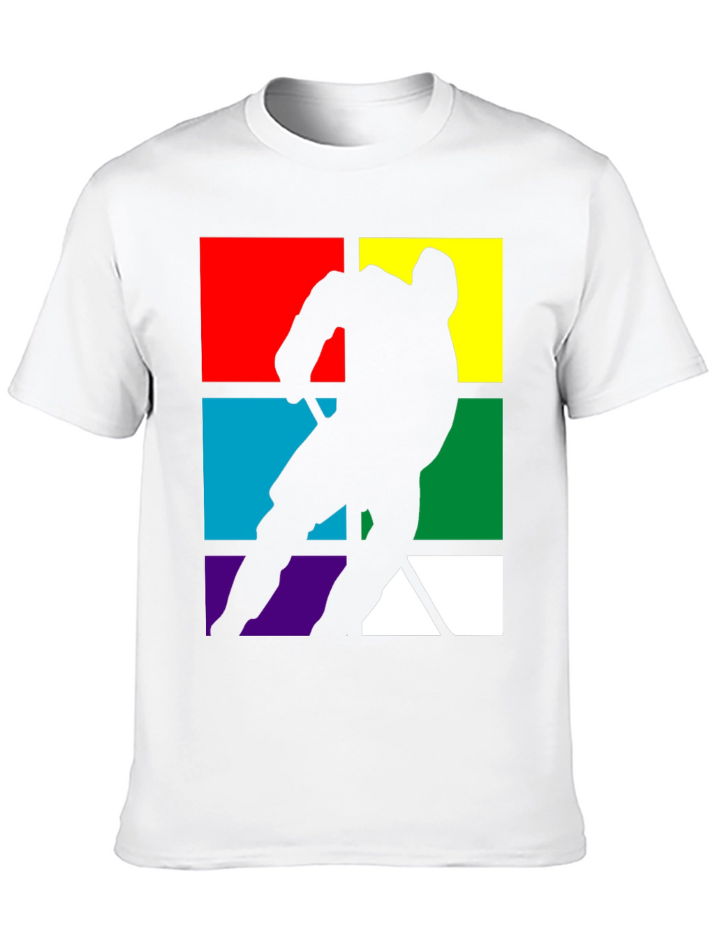 Retro Hockey Player Graphic Tee