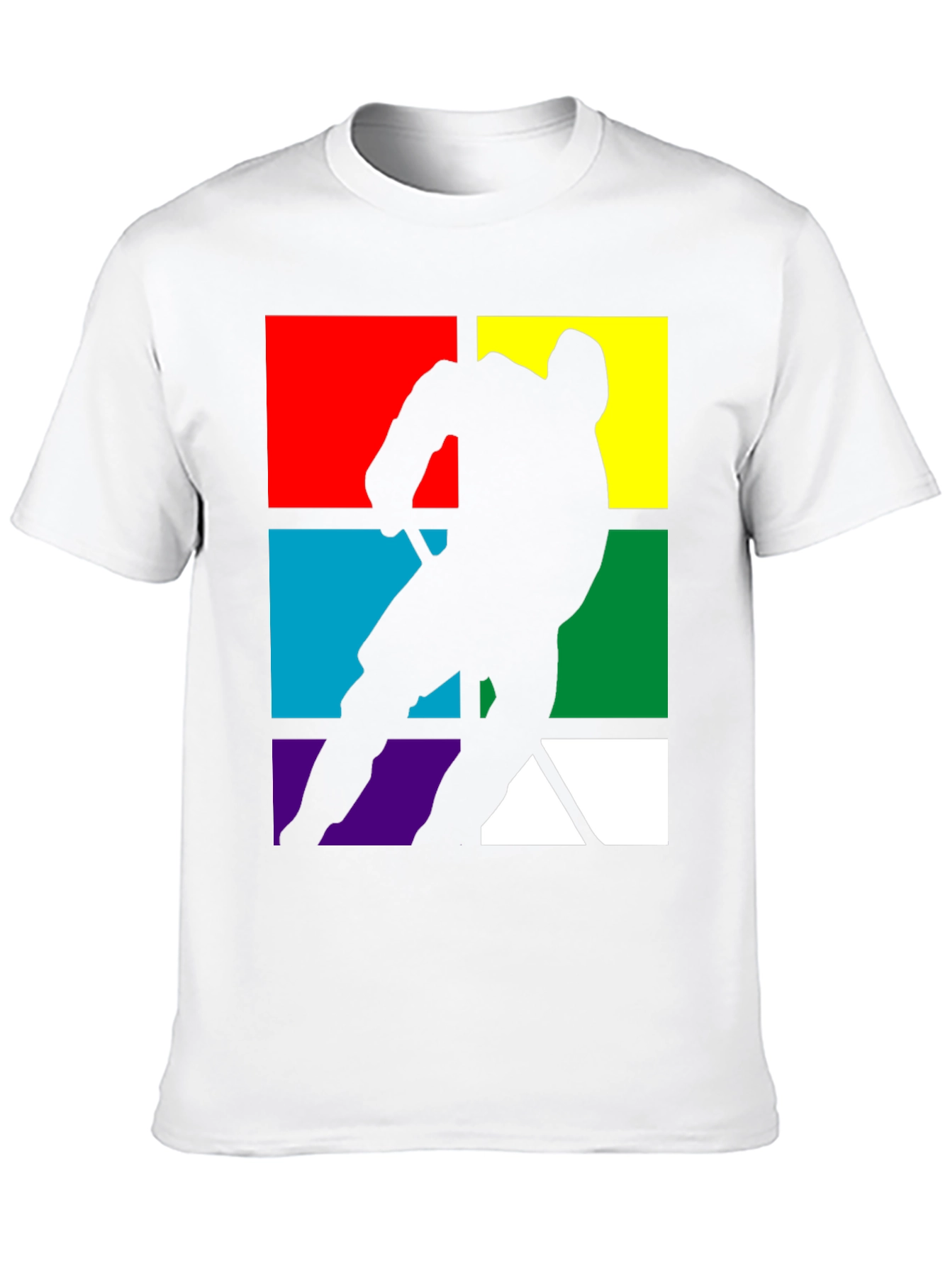 Retro Hockey Player Graphic Tee