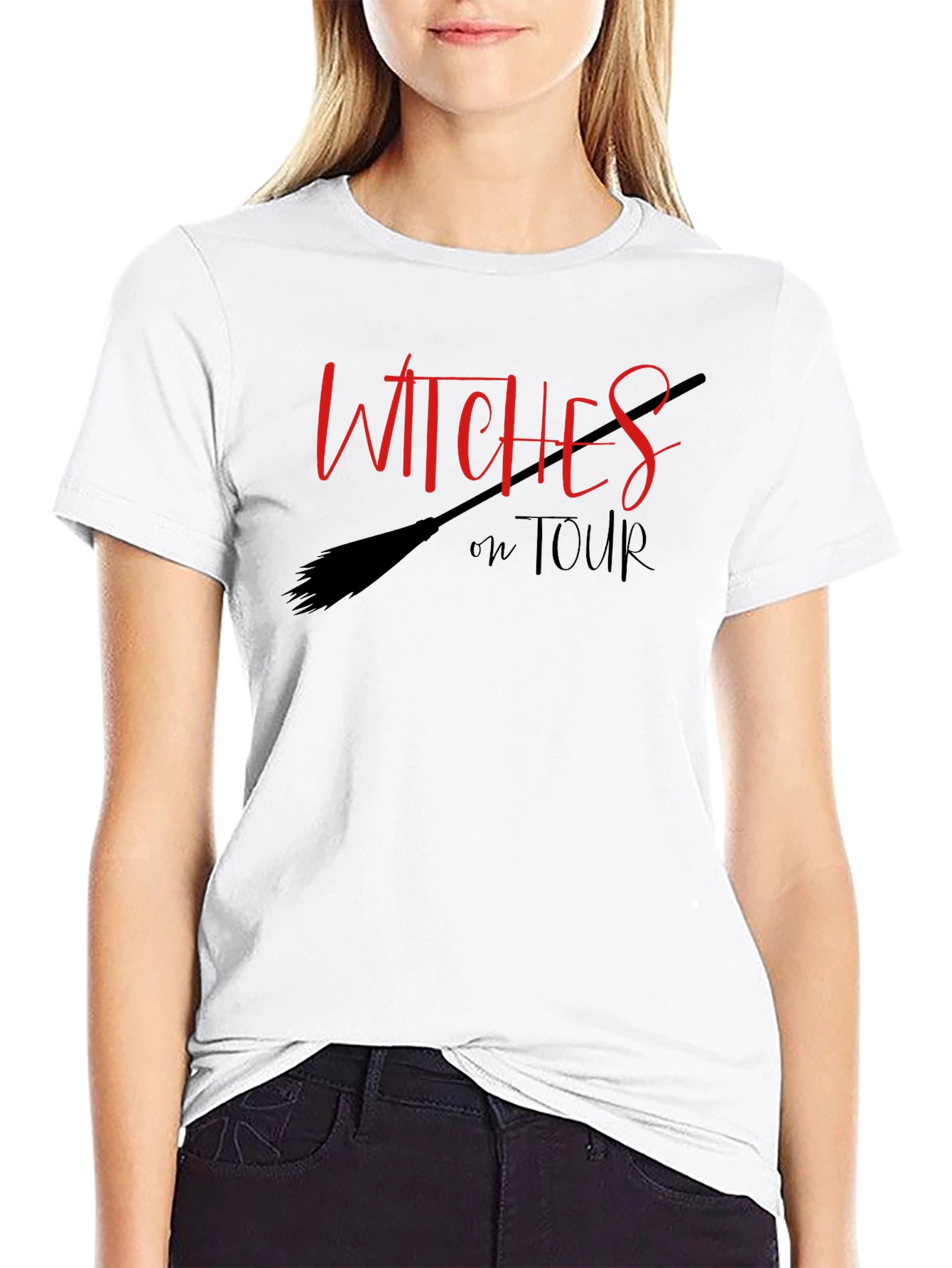 Witches on Tour Black Graphic Tee