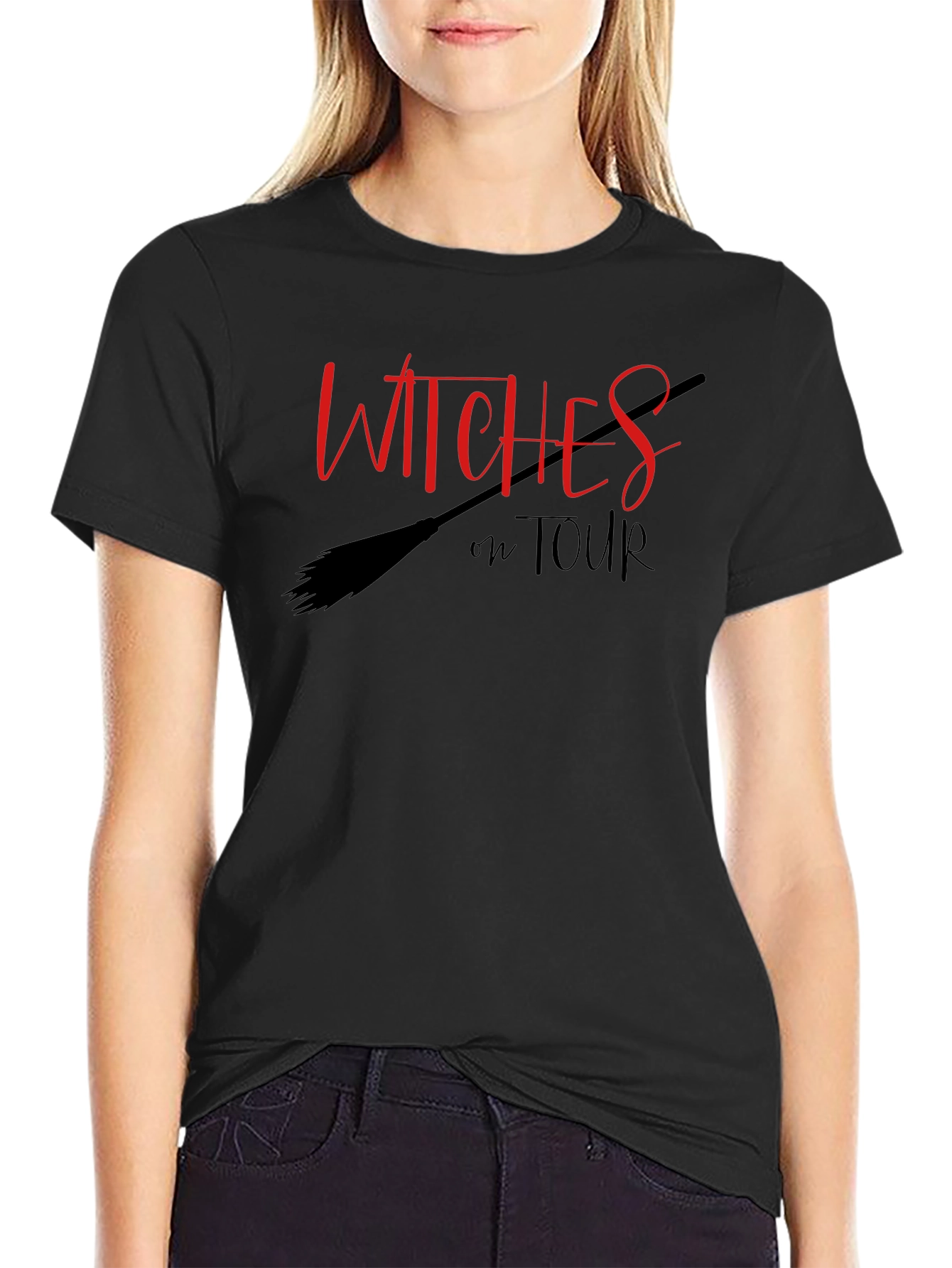 Witches on Tour Black Graphic Tee