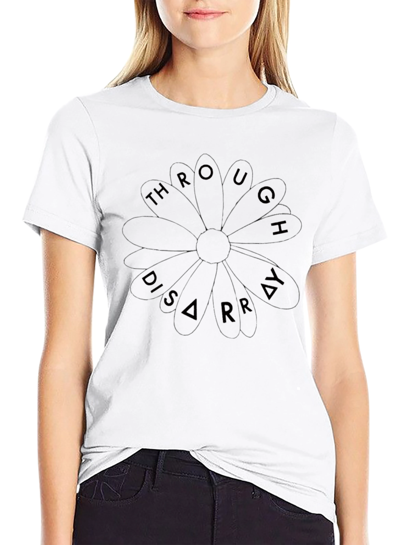 Through Disarray Black T-Shirt