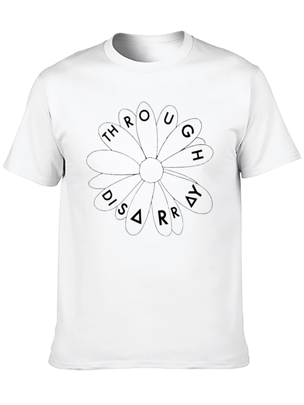 Through Disarray Black T-Shirt