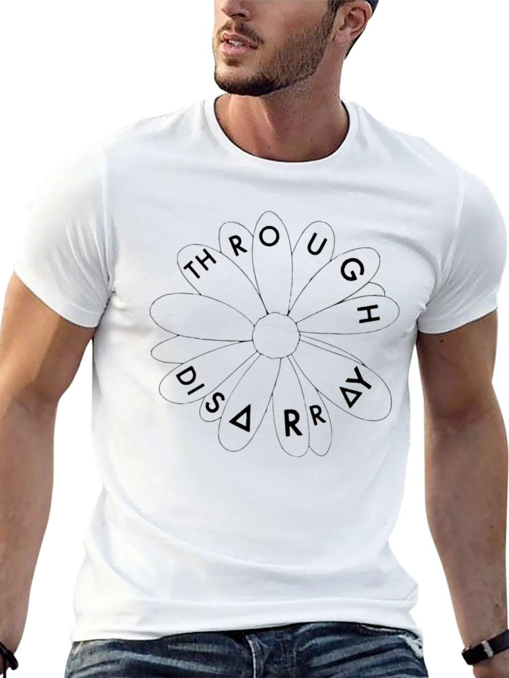 Through Disarray Black T-Shirt