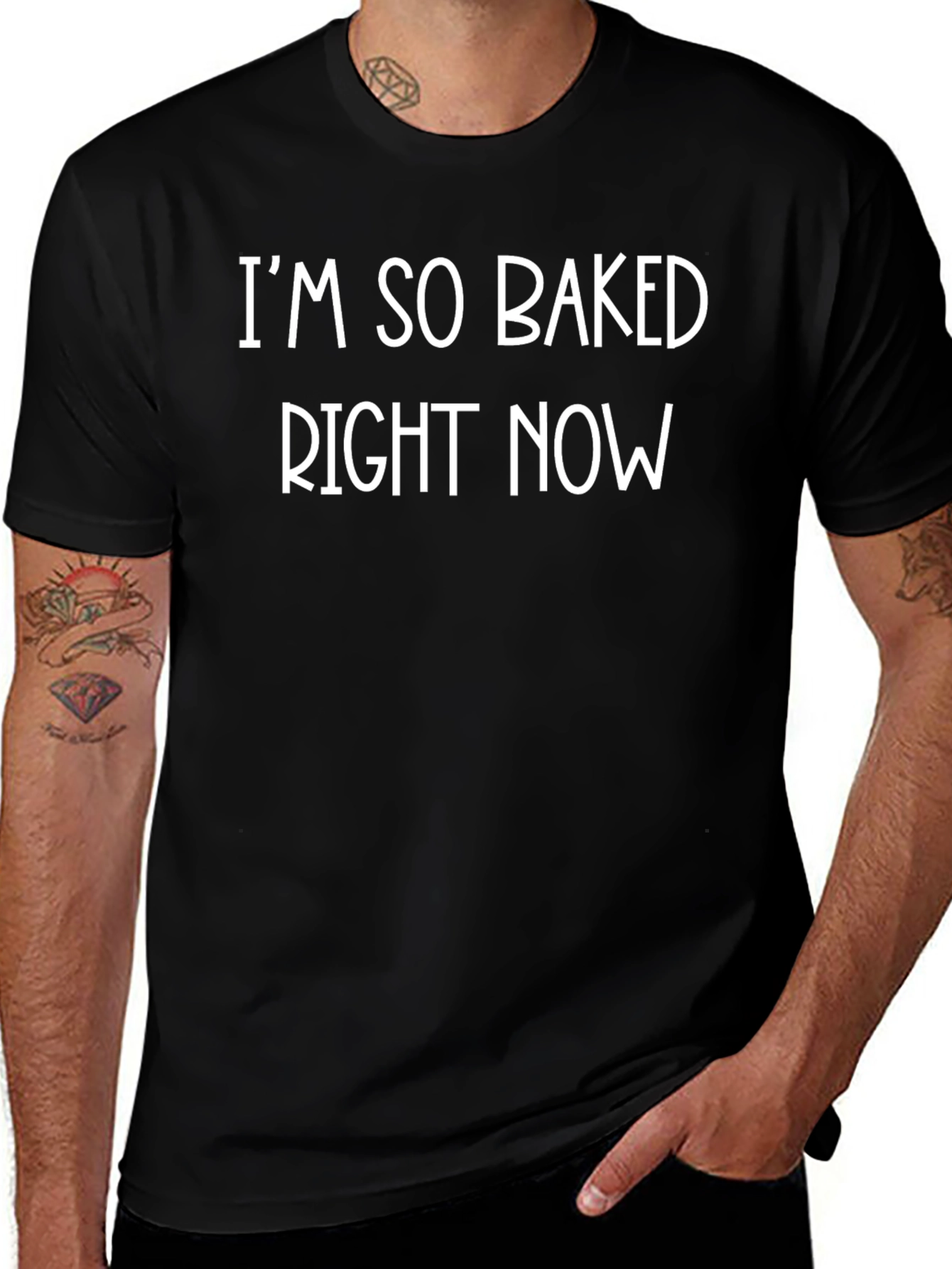 Im So Baked Right Now Funny Graphic Tee