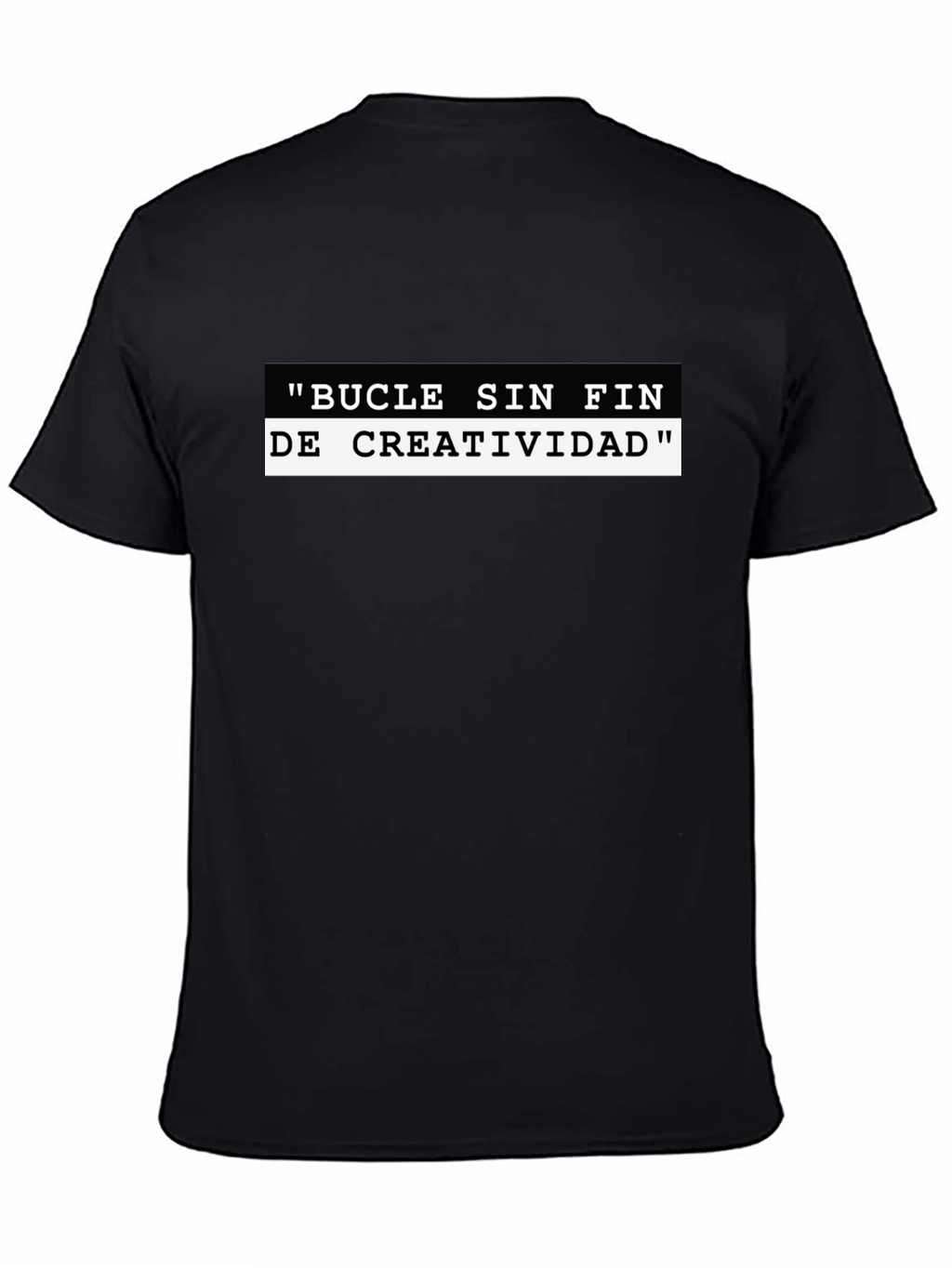 Creative Loop Black Graphic Tee