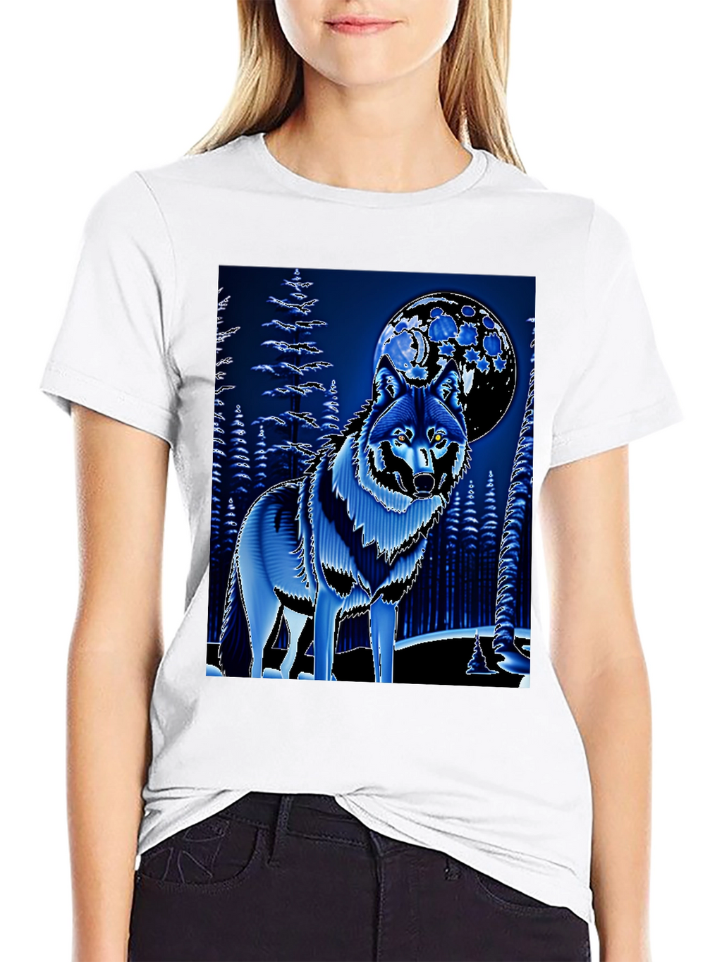 Wolf & Moon Graphic Tee