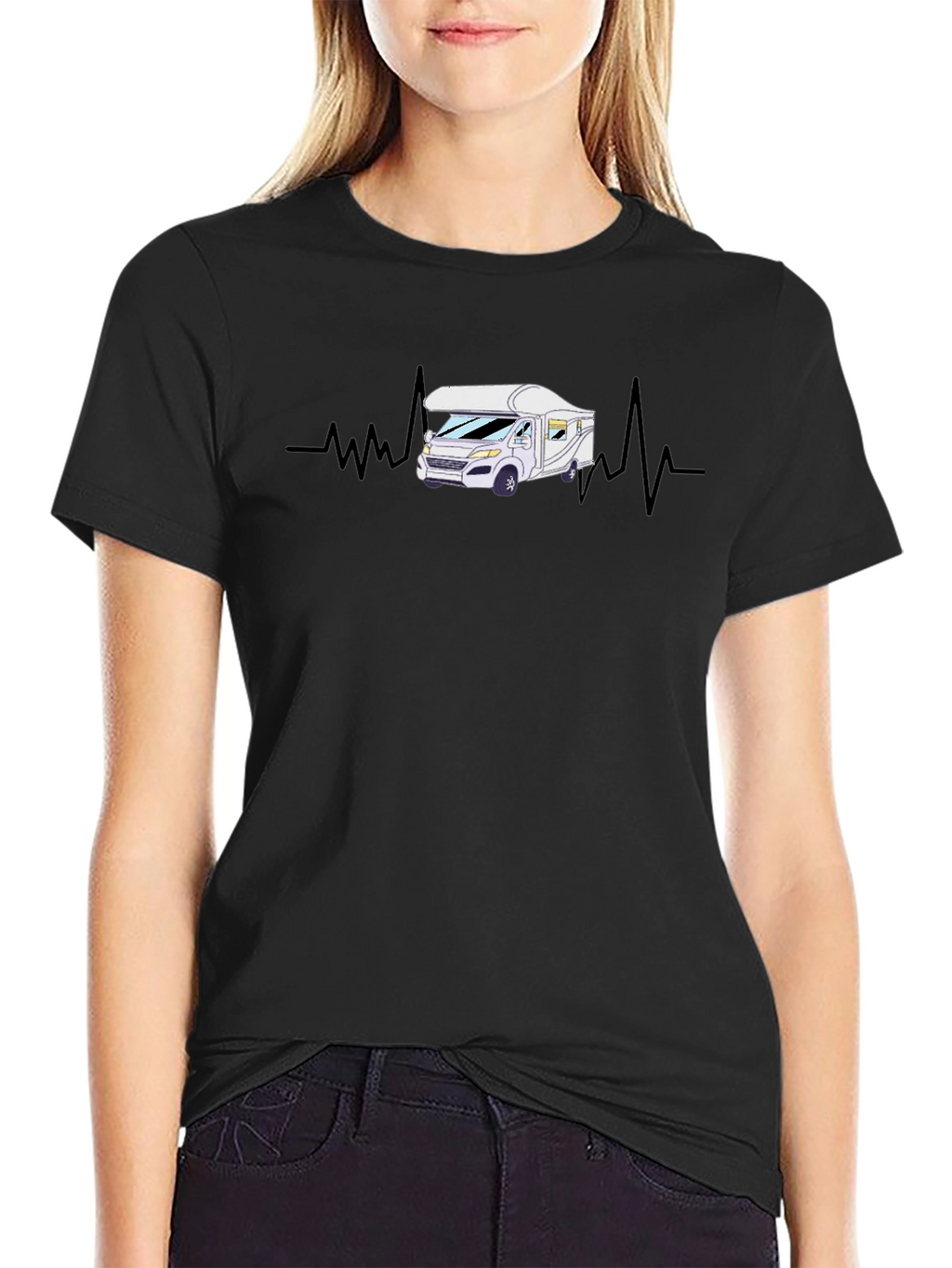 RV Heartbeat T-Shirt - Camper Life