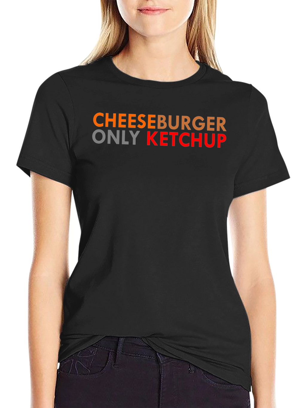 Cheeseburger Only Ketchup T-Shirt