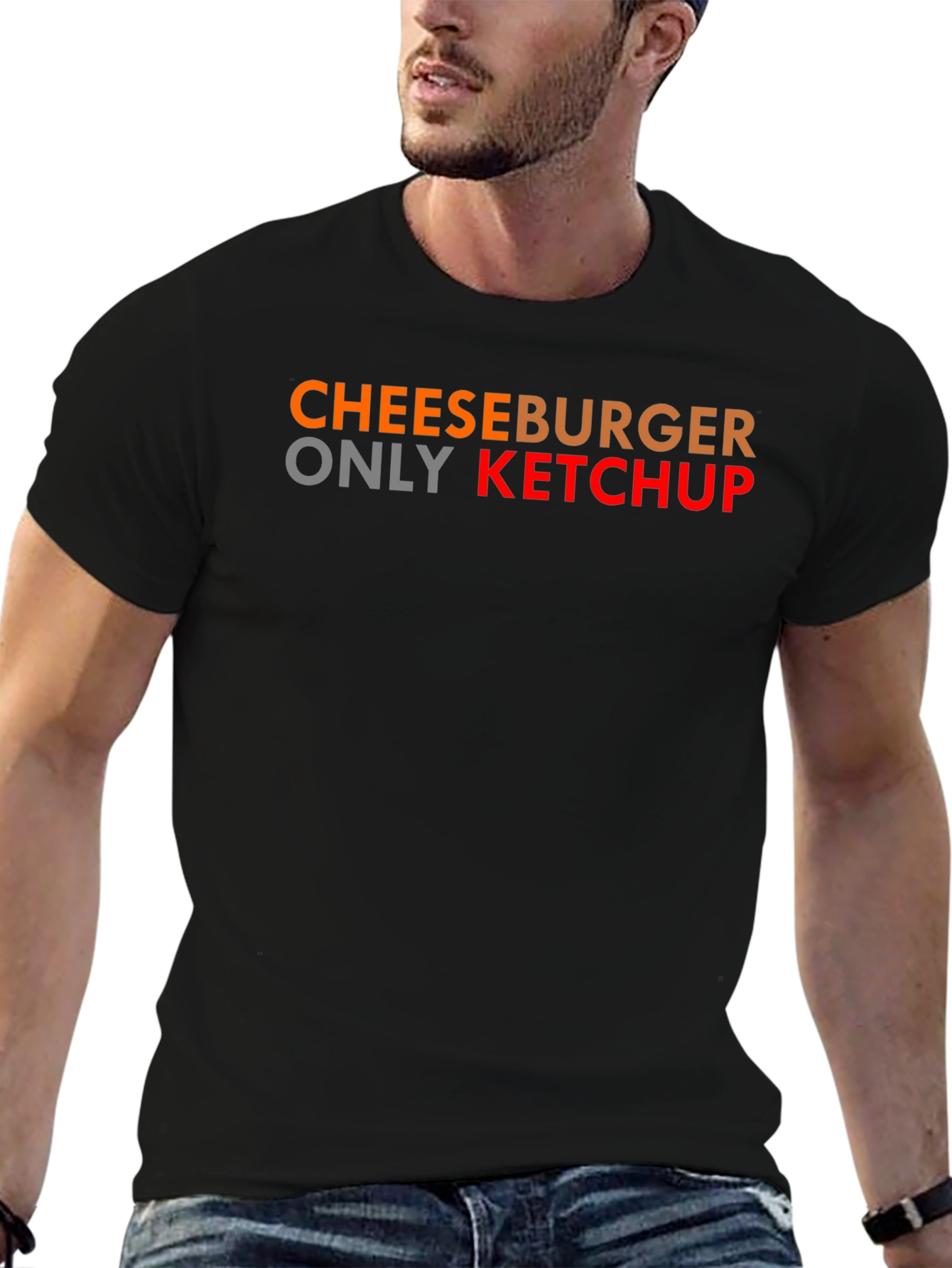 Cheeseburger Only Ketchup T-Shirt