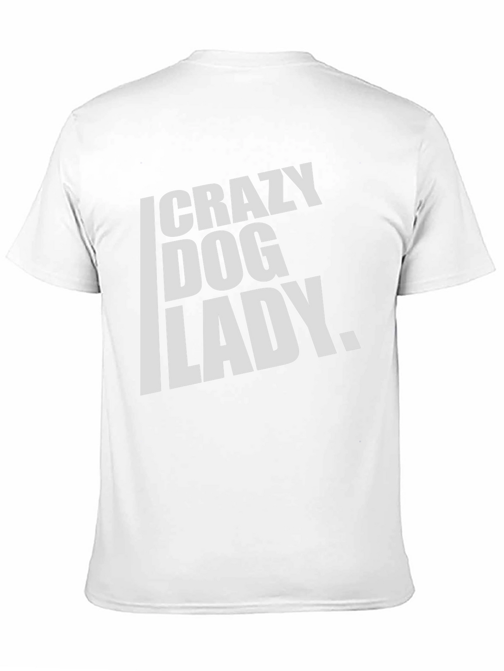 Crazy Dog Lady T-Shirt - Black Cotton Tee