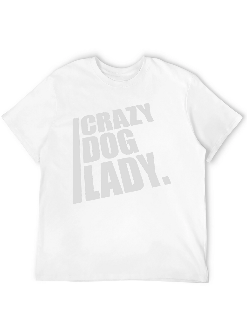 Crazy Dog Lady T-Shirt - Black Cotton Tee