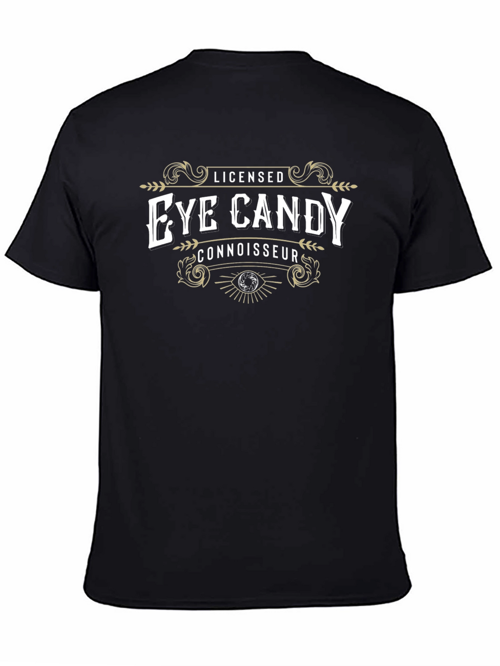 Licensed Eye Candy Connoisseur Black T-Shirt