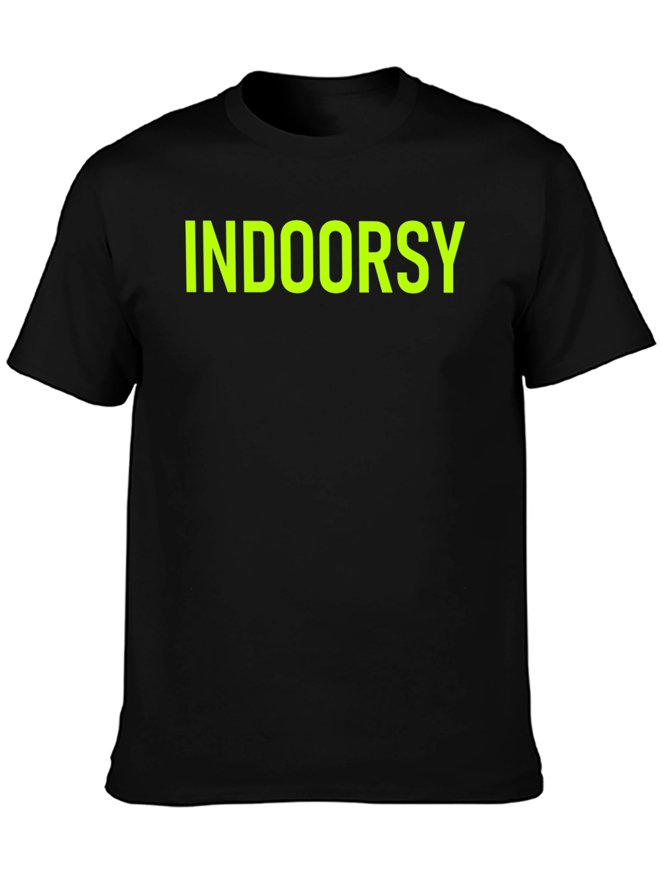 Indoorsy Black Graphic Tee