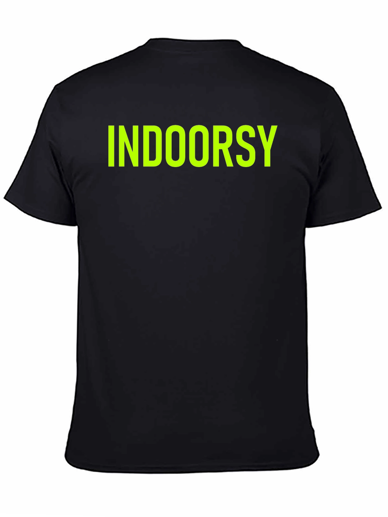 Indoorsy Black Graphic Tee