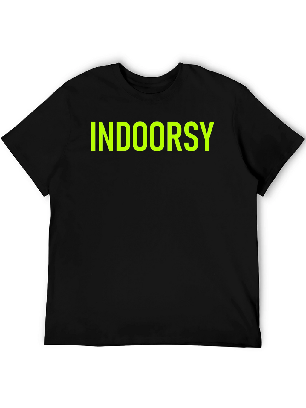 Indoorsy Black Graphic Tee