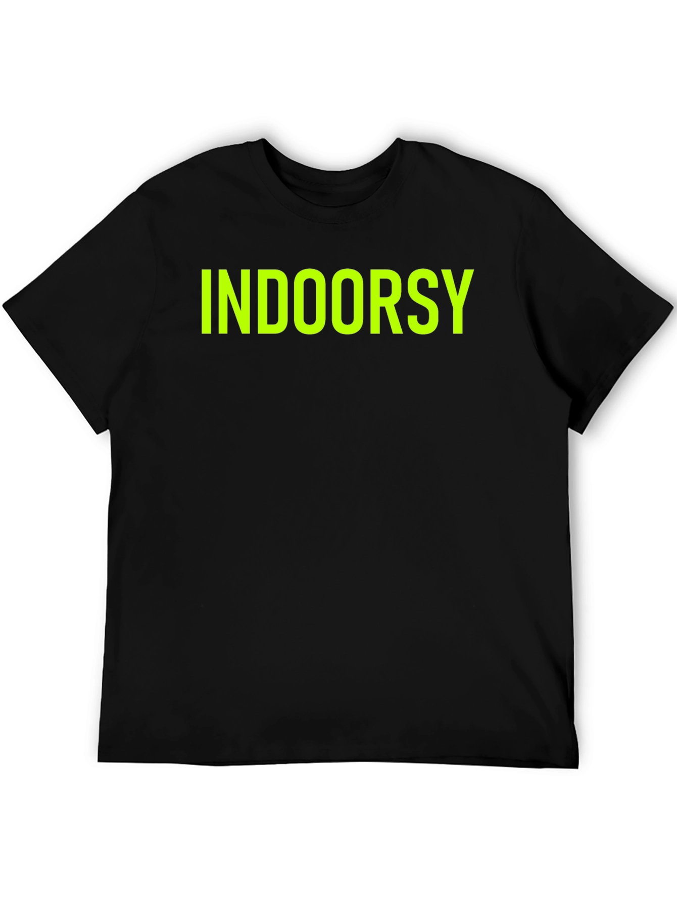 Indoorsy Black Graphic Tee