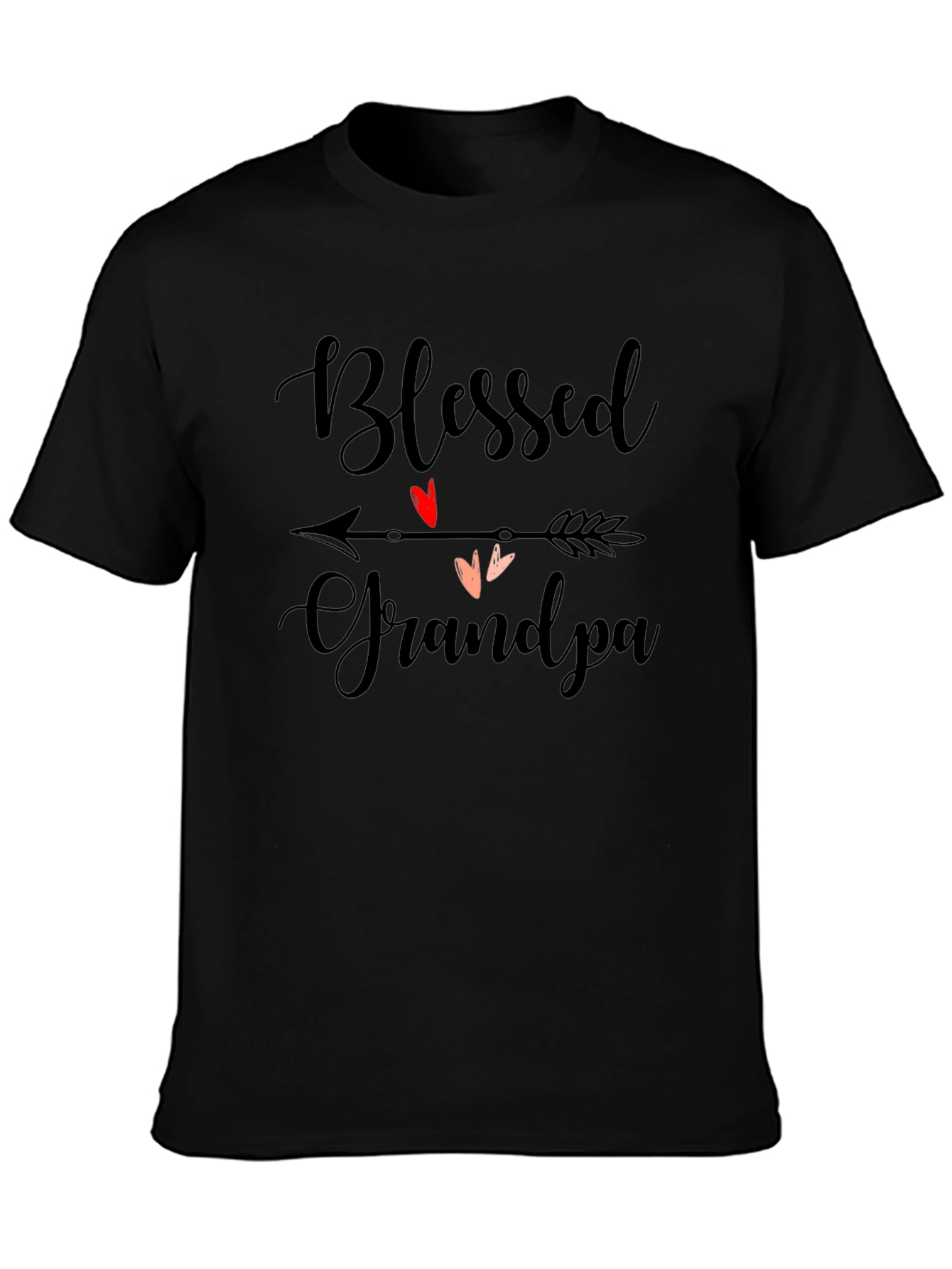 Blessed Grandpa Graphic Tee - Perfect Grandparent Gift