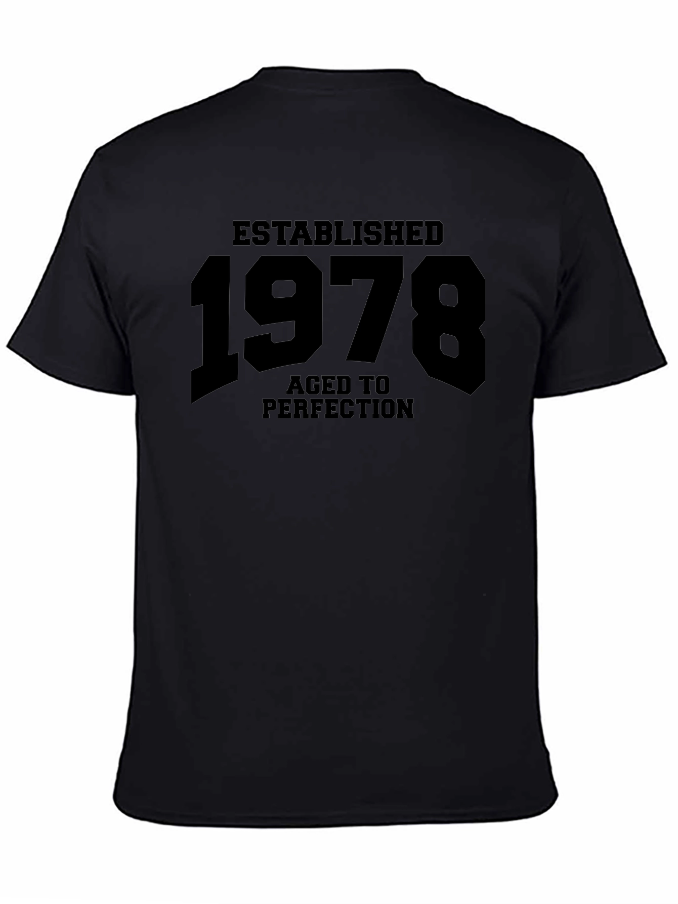 Established 1978 Aged to Perfection Black T-Shirt
